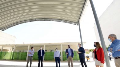 Photo of La cubierta de la pista deportiva del colegio de Puebla de Soto estará terminada en julio