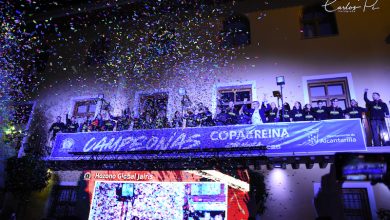 Photo of Fotogalería: Alcantarilla se tiñe de amarillo para celebrar la Copa de la Reina del Hozono Jairis