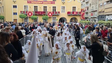 Photo of Una procesión con 1.200 niños abre la Semana Santa de Alcantarilla