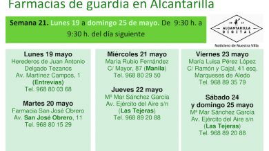 Photo of Farmacias de guardia en Alcantarilla del lunes 19 al domingo 25 de mayo