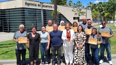 Photo of Diez alumnos-trabajadores mejoran las zonas verdes con un programa de formación y empleo