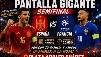 Photo of Pantalla gigante en Adolfo Suárez este martes para ver el partido del Mundial entre España y Francia