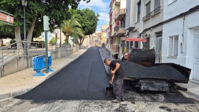 Photo of Nuevo asfalto para tres calles céntricas de La Ñora